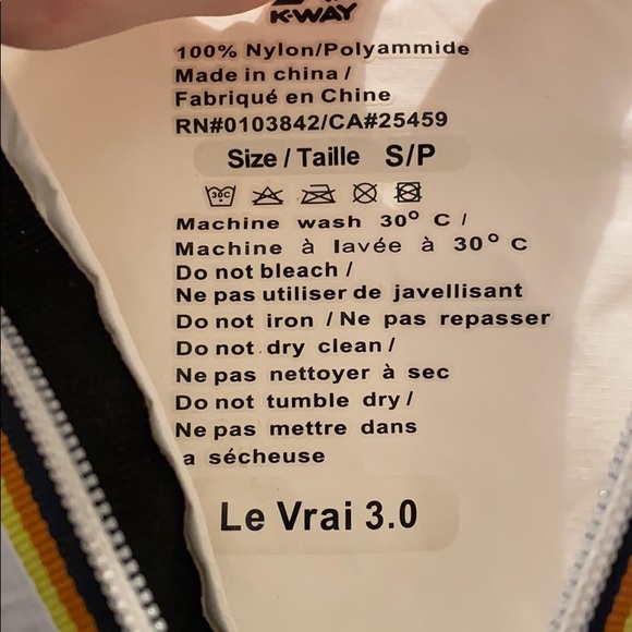 White rain jacket - Picture 3 of 4